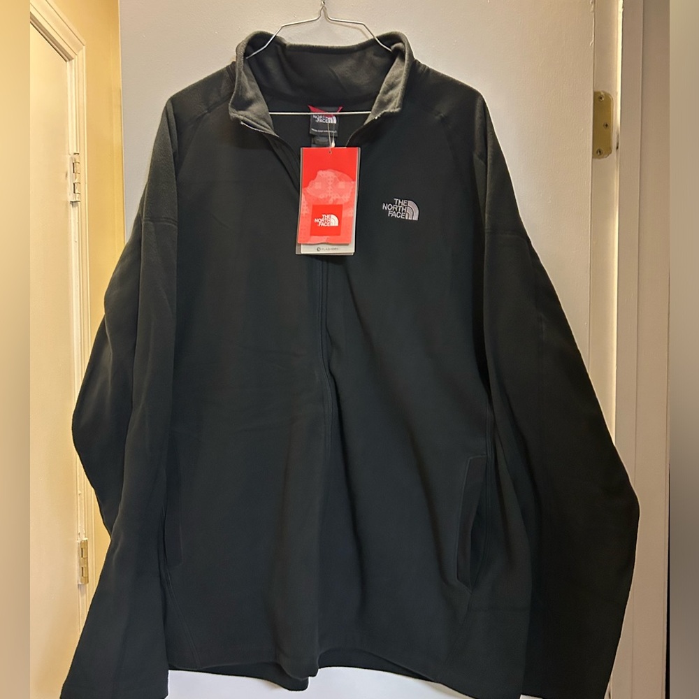 North Face full zip fleece jacket